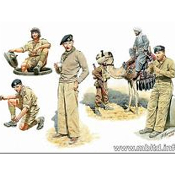 MASTER BOX 1/35 figure  "English troops in Northern Africa, WWII era"
